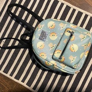 Loungefly Star Wars baby yoda grogu backpack style handbag